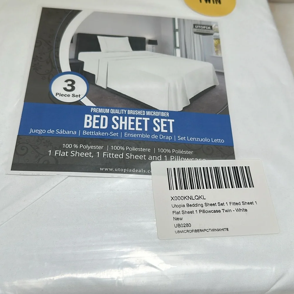 Bedding Twin Sheet Set NWT dorm